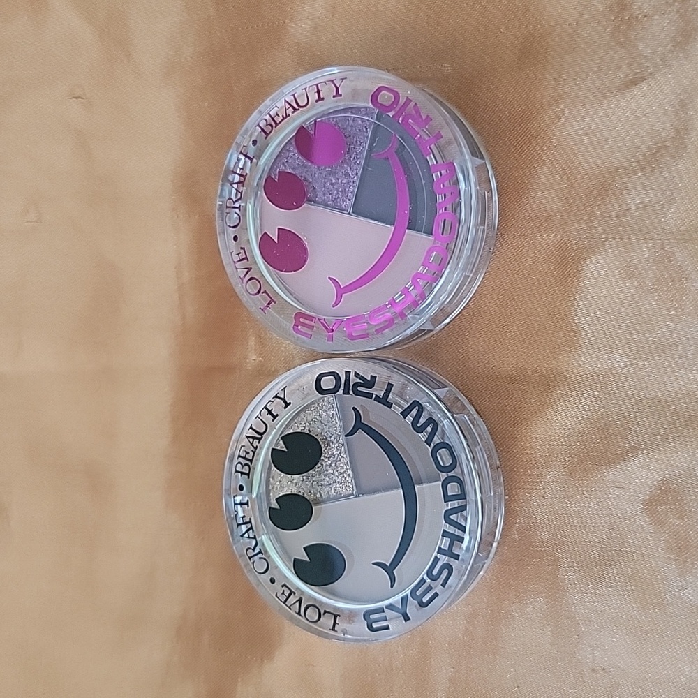 NEW Love Craft Beauty Eyeshadow Trio x2 MUTED TECHNO & MASQUERAVE